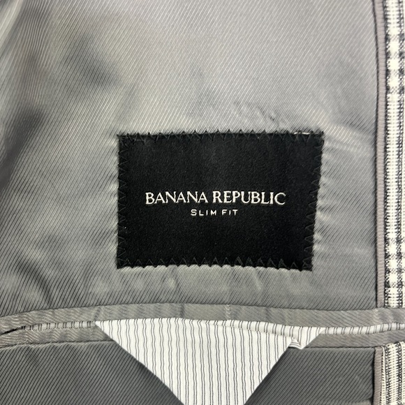 Banana Republic Blazer 38S Slim Wool Linen - Picture 9 of 16